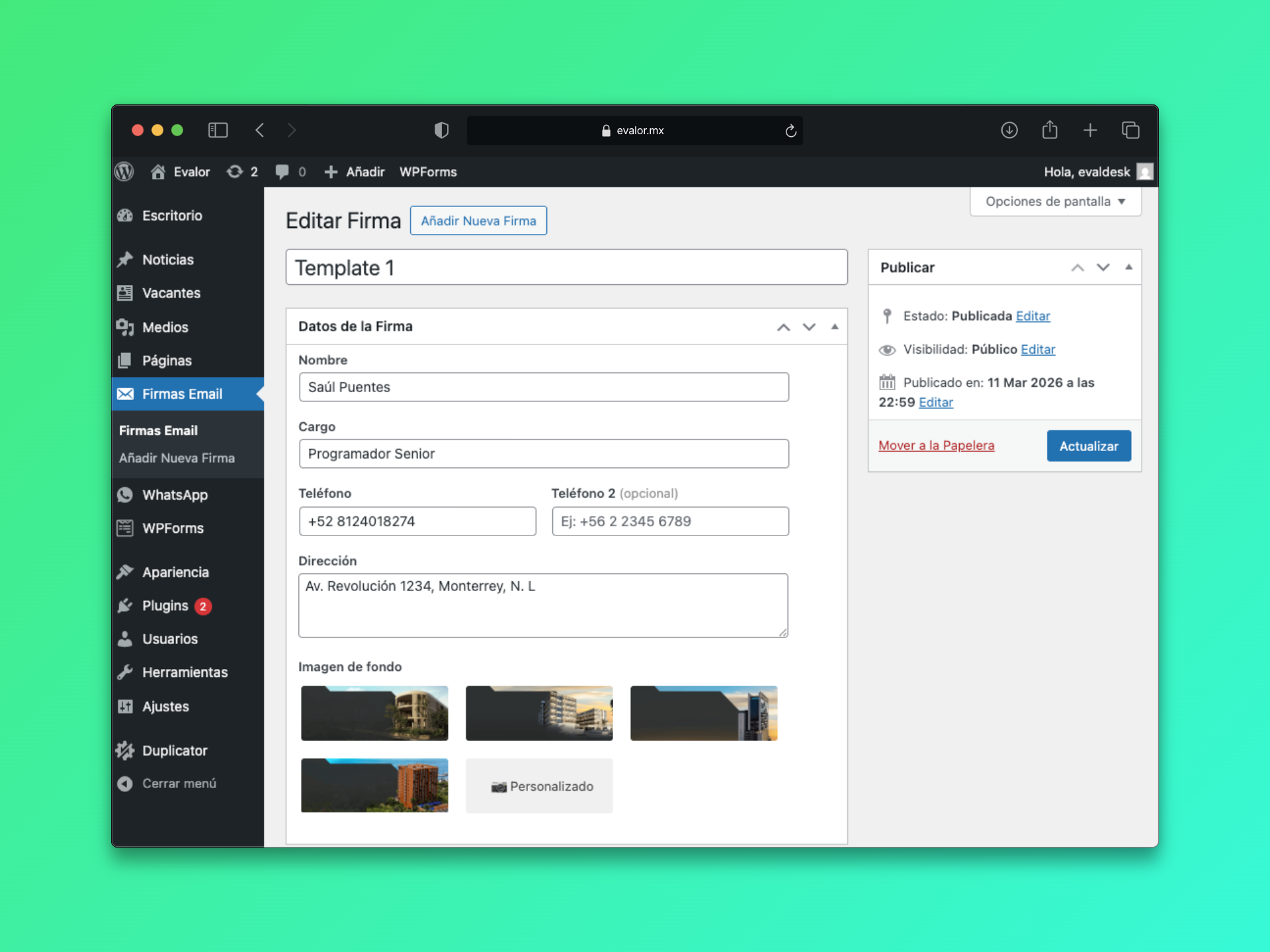 Corporate Websites (WordPress) 3